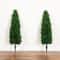 4ft. UV Resistant Artificial Cedar Plant with Integrated Ground Stake (Indoor/Outdoor) - Set of 2